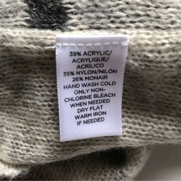 Ann Taylor LOFT Mohair Blend Crew Neck Grey Sweater Size Medium - Picture 15 of 16